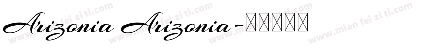 Arizonia Arizonia字体转换
